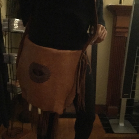 Jimmy WZ Leather Handmade Crossbody Purse Bag - Picture 3 of 8
